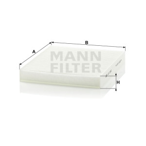 Фильтр салона MANN-FILTER CU 2545